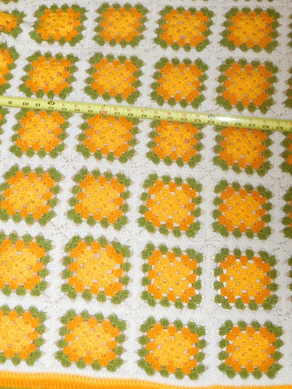 Orange Knitted Blanket*